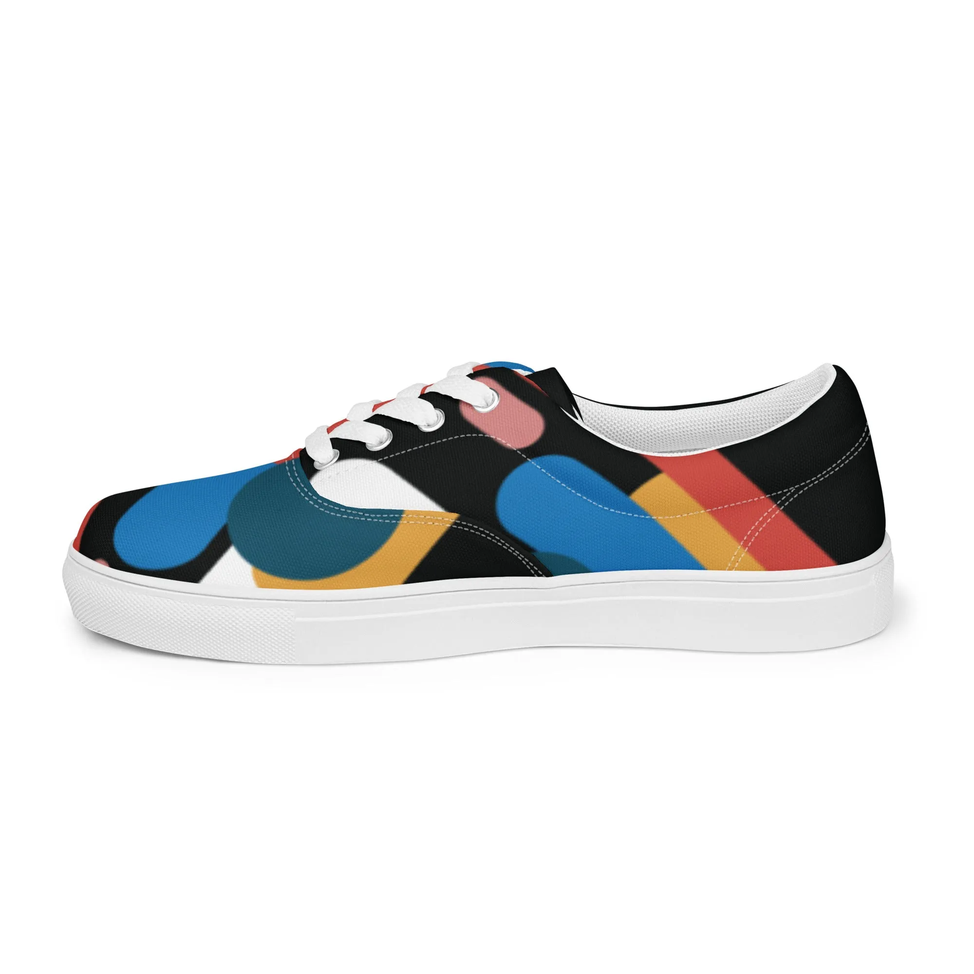LIGHT STREAK Men’s Lace-Up Canvas Shoes