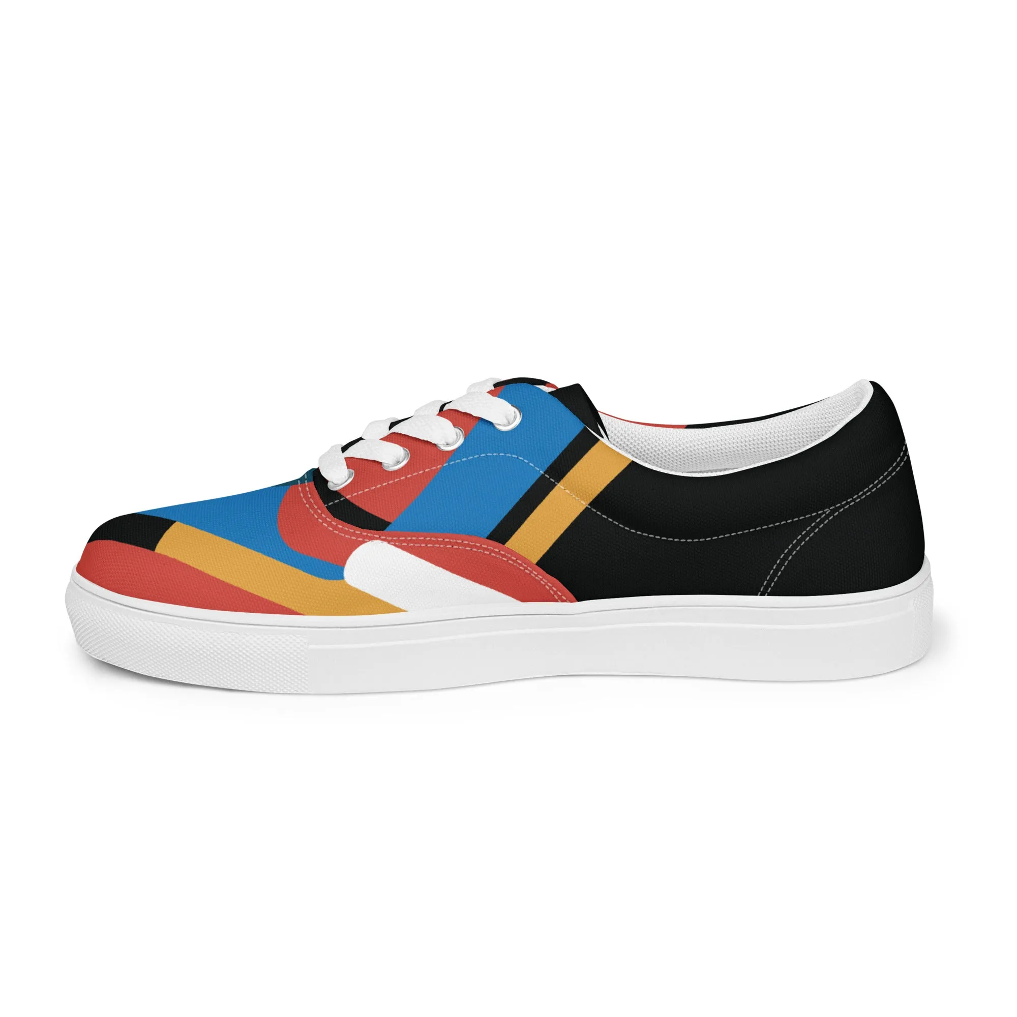 LIGHT STREAK Men’s Lace-Up Canvas Shoes