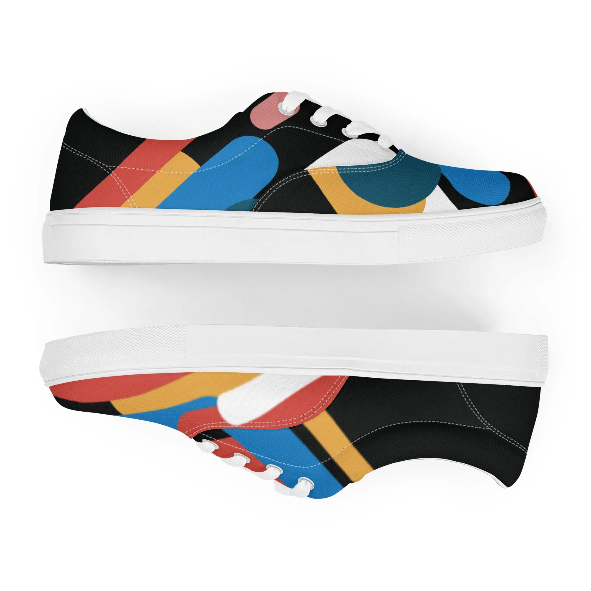 LIGHT STREAK Men’s Lace-Up Canvas Shoes