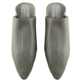 Men Moroccan Slipper in Grey Leather