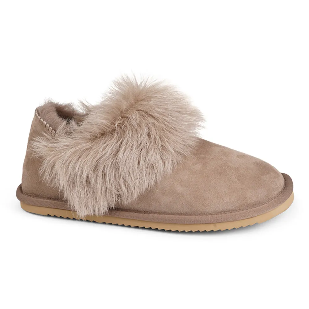 Molde - Shearling Slippers with heel cap