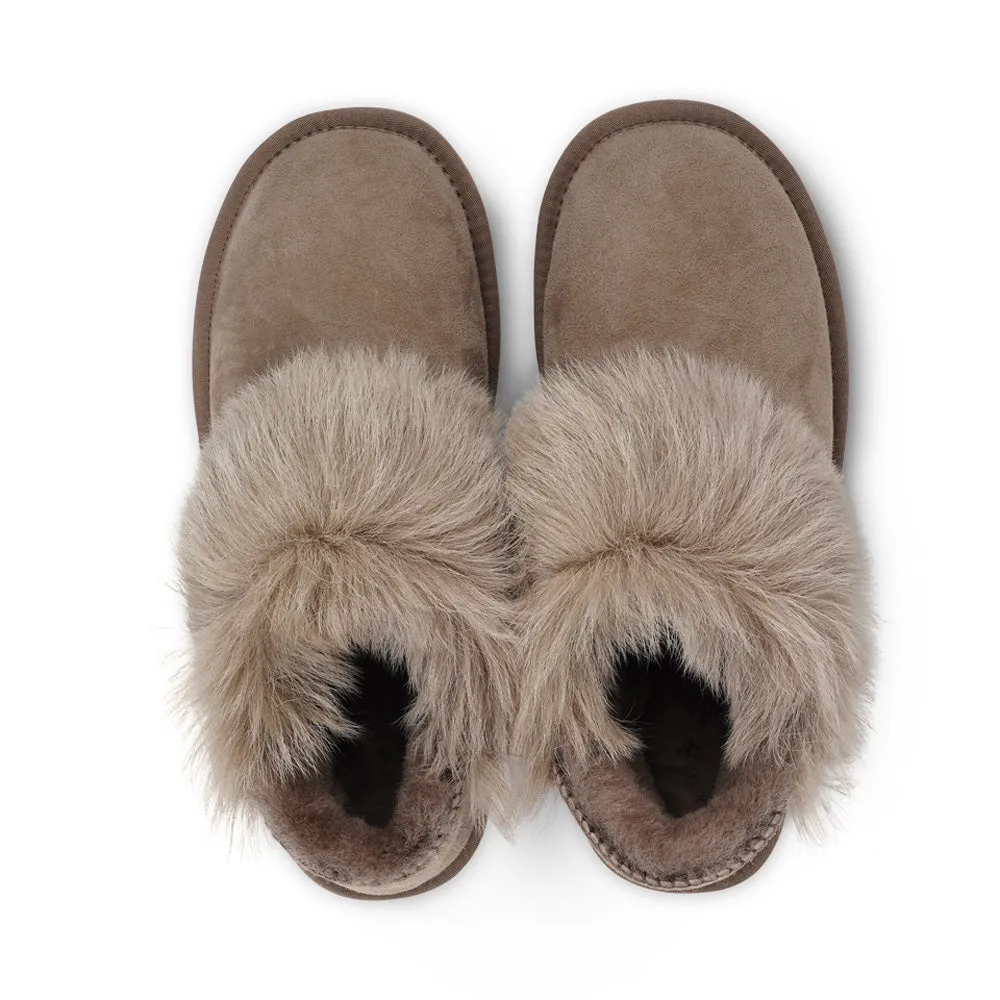 Molde - Shearling Slippers with heel cap
