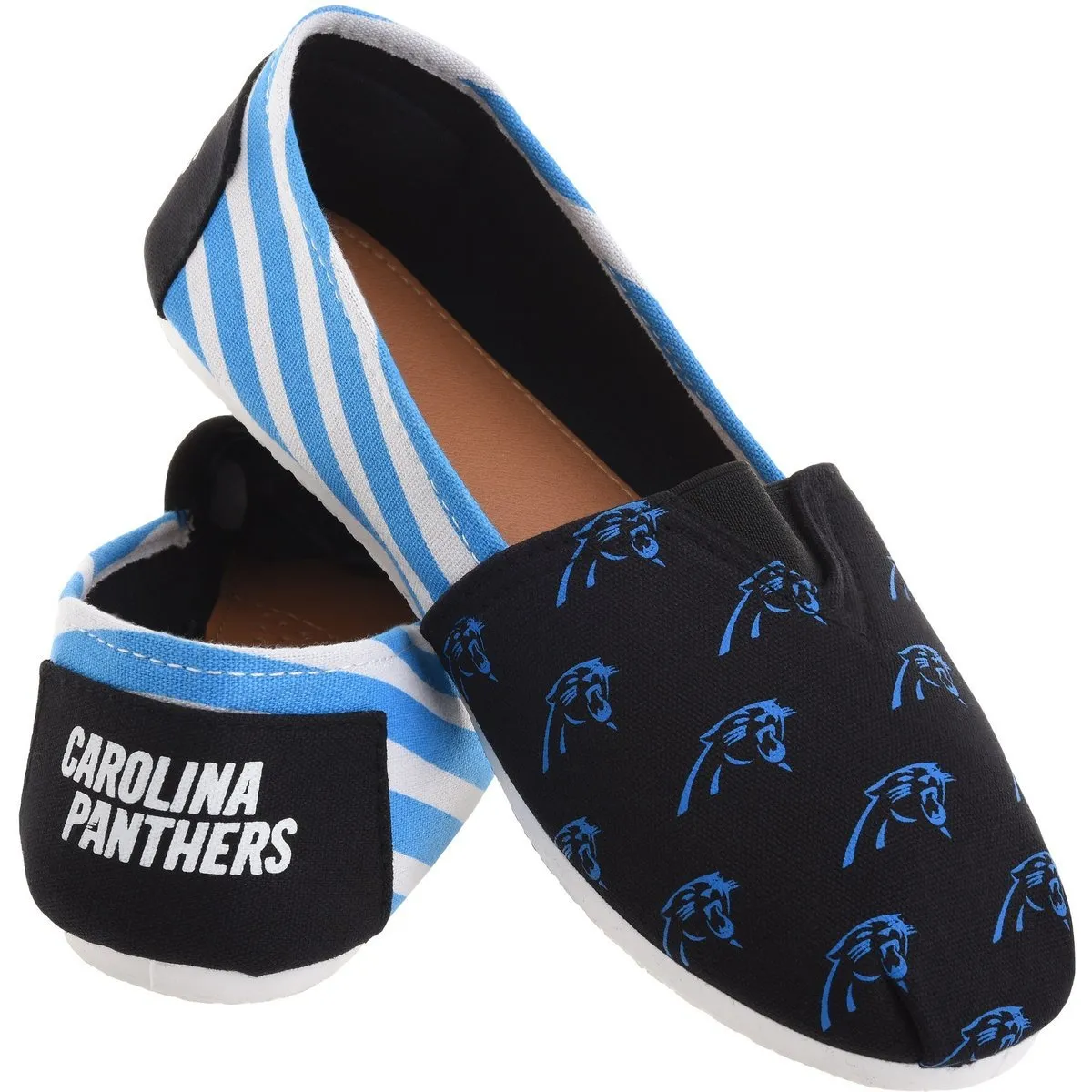 NFL Womens Officially Licensed Stripe Canvas Shoes - Pick Your Team!