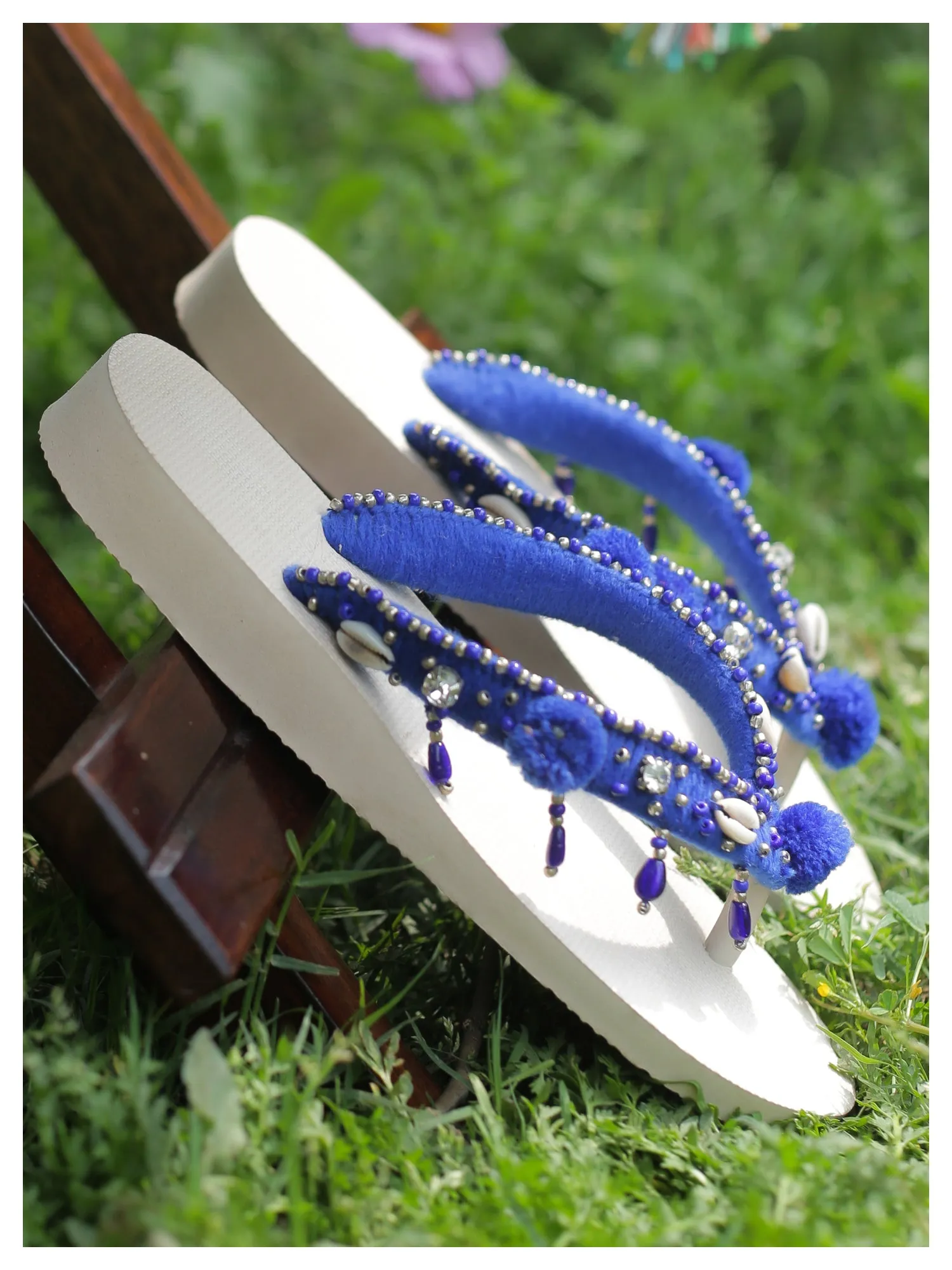 NURI beach flip-flops - Blue