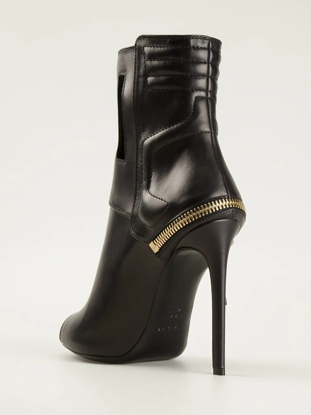 Open-Toe Ankle Boots