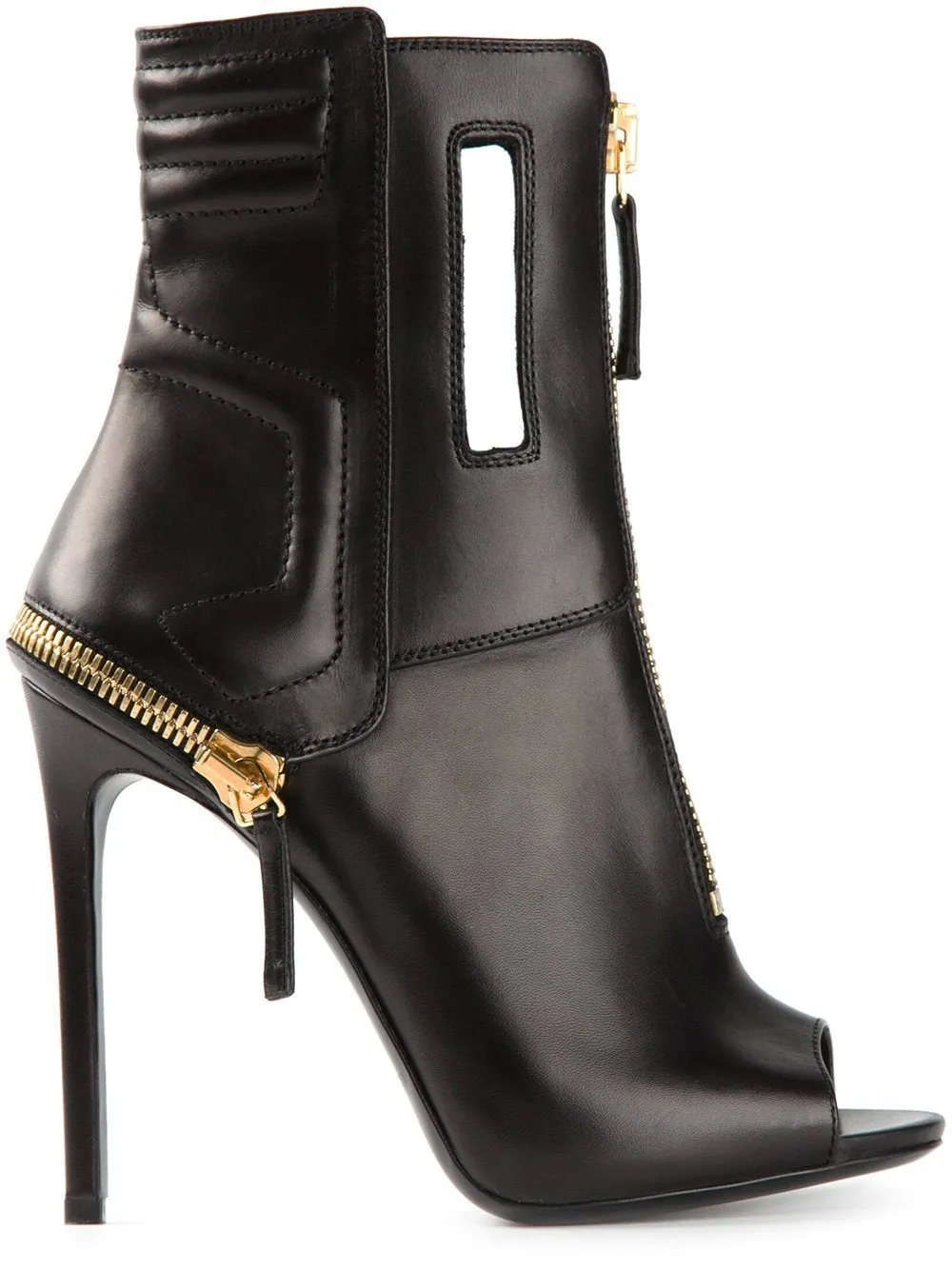 Open-Toe Ankle Boots