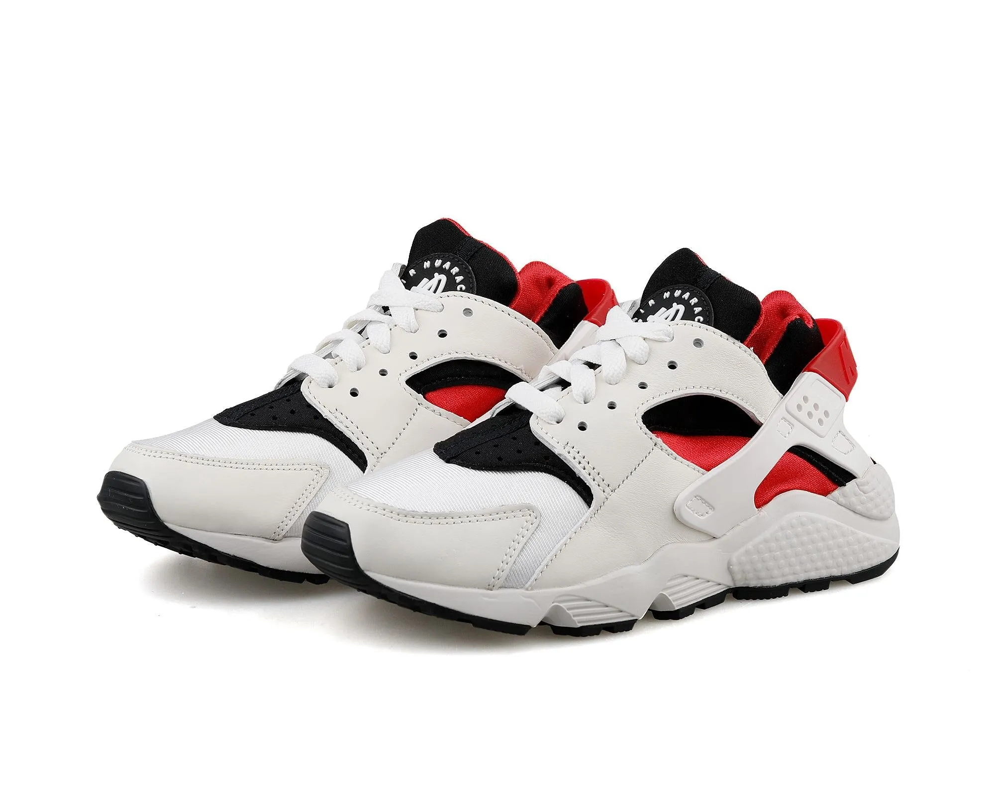 Original Nike Air Huarache Women Sneaker Sports Shoes-White/Red DH4439-103 Nike Sneaker