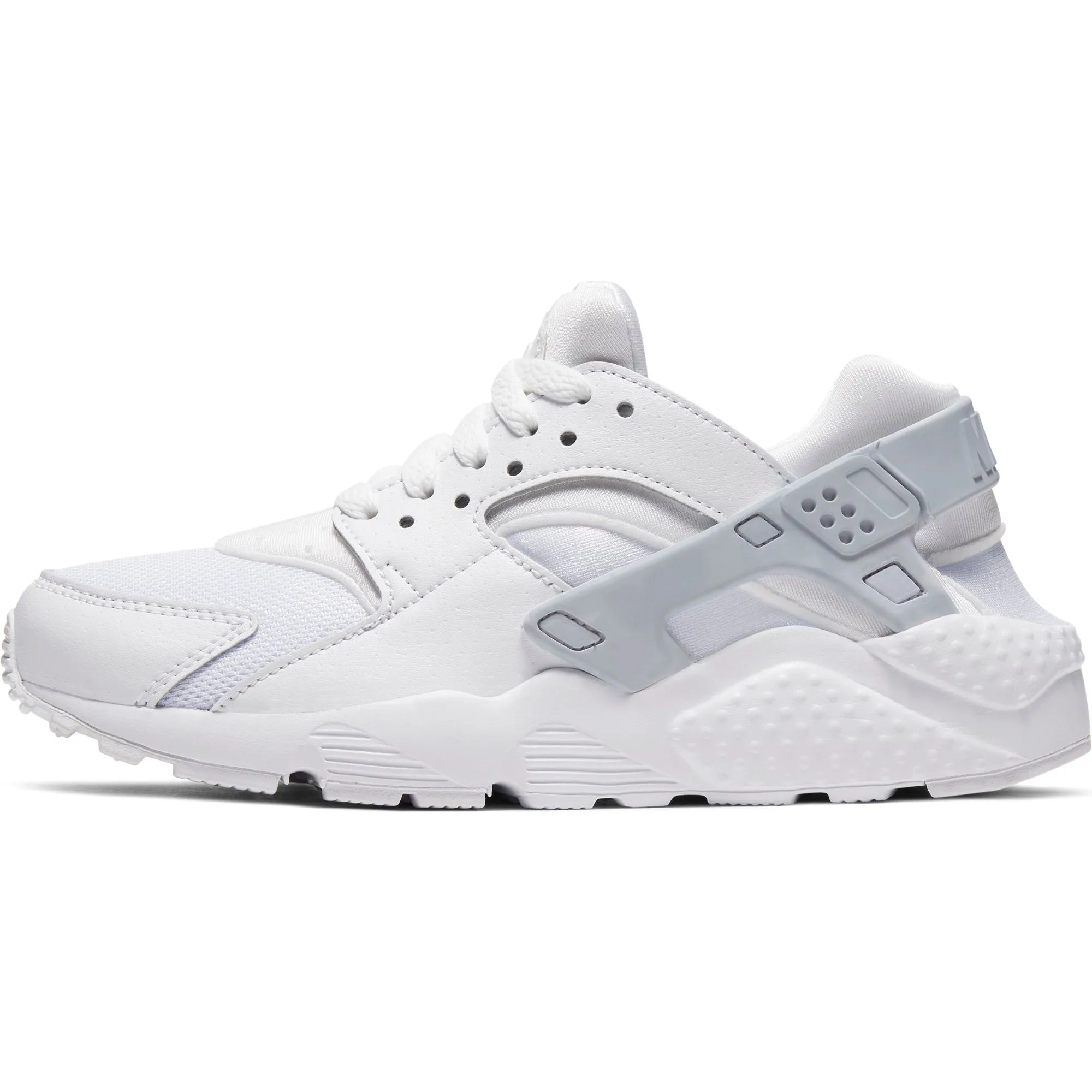Original Nike Huarache Run (GS) Sports Shoes-White 654275-110 Women Shoes