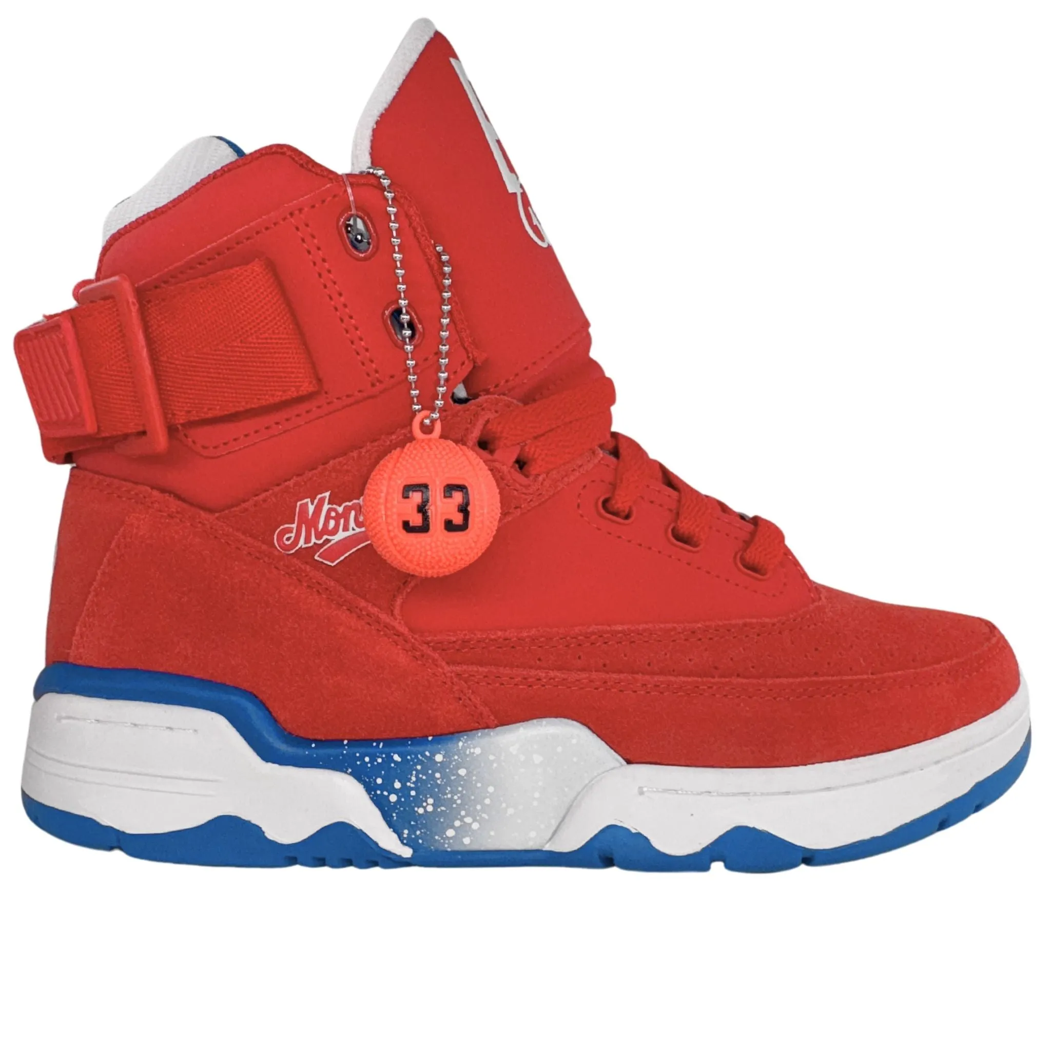Patrick Ewing Athletics Men's 1BM02079-616 33 HI MONTREAL Red Royal White Basketball Shoes