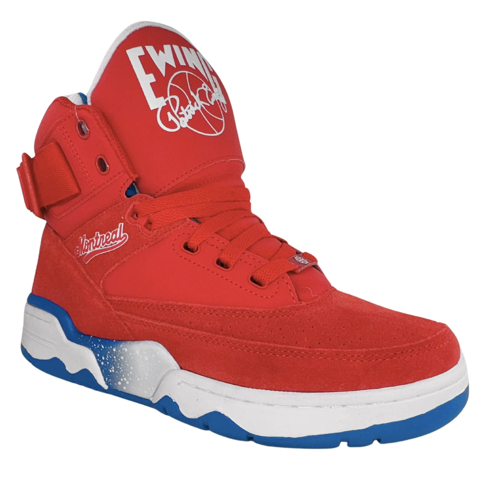 Patrick Ewing Athletics Men's 1BM02079-616 33 HI MONTREAL Red Royal White Basketball Shoes