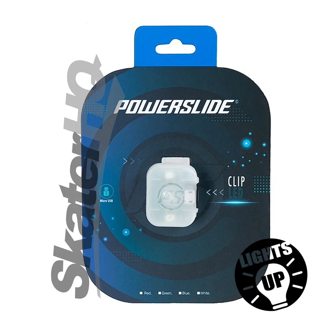 Powerslide Fothon LED Clip-On Light - Blue