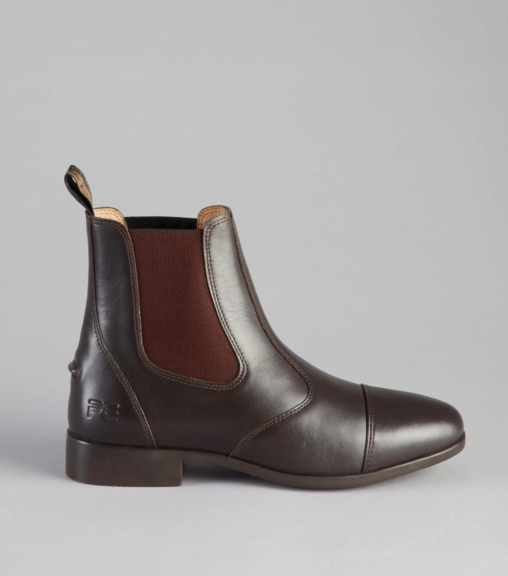 Premier Equine Torlano Leather Chelsea Paddock Boot- Brown