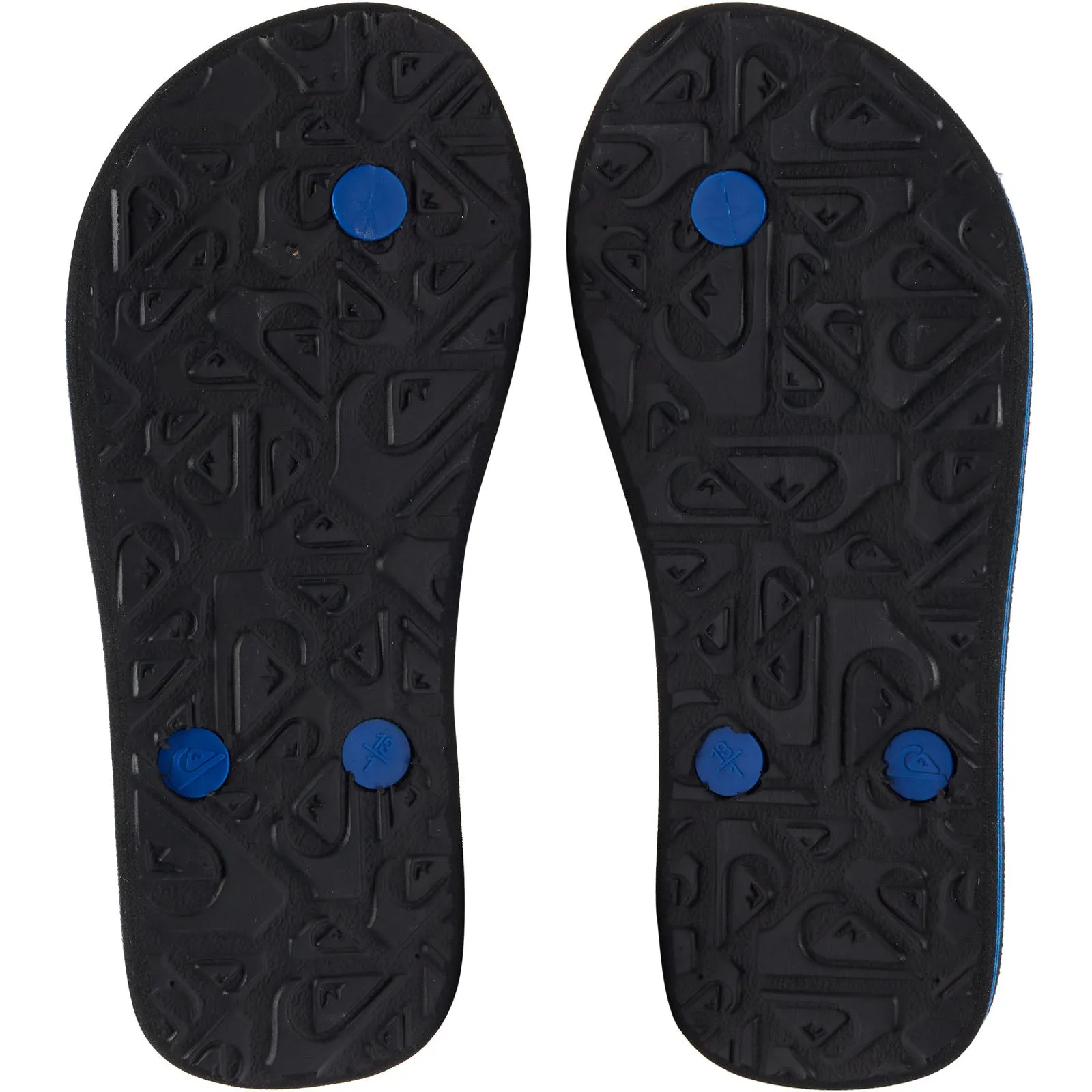 Quiksilver Kids Molokai Panel Flip Flops - Black/Blue
