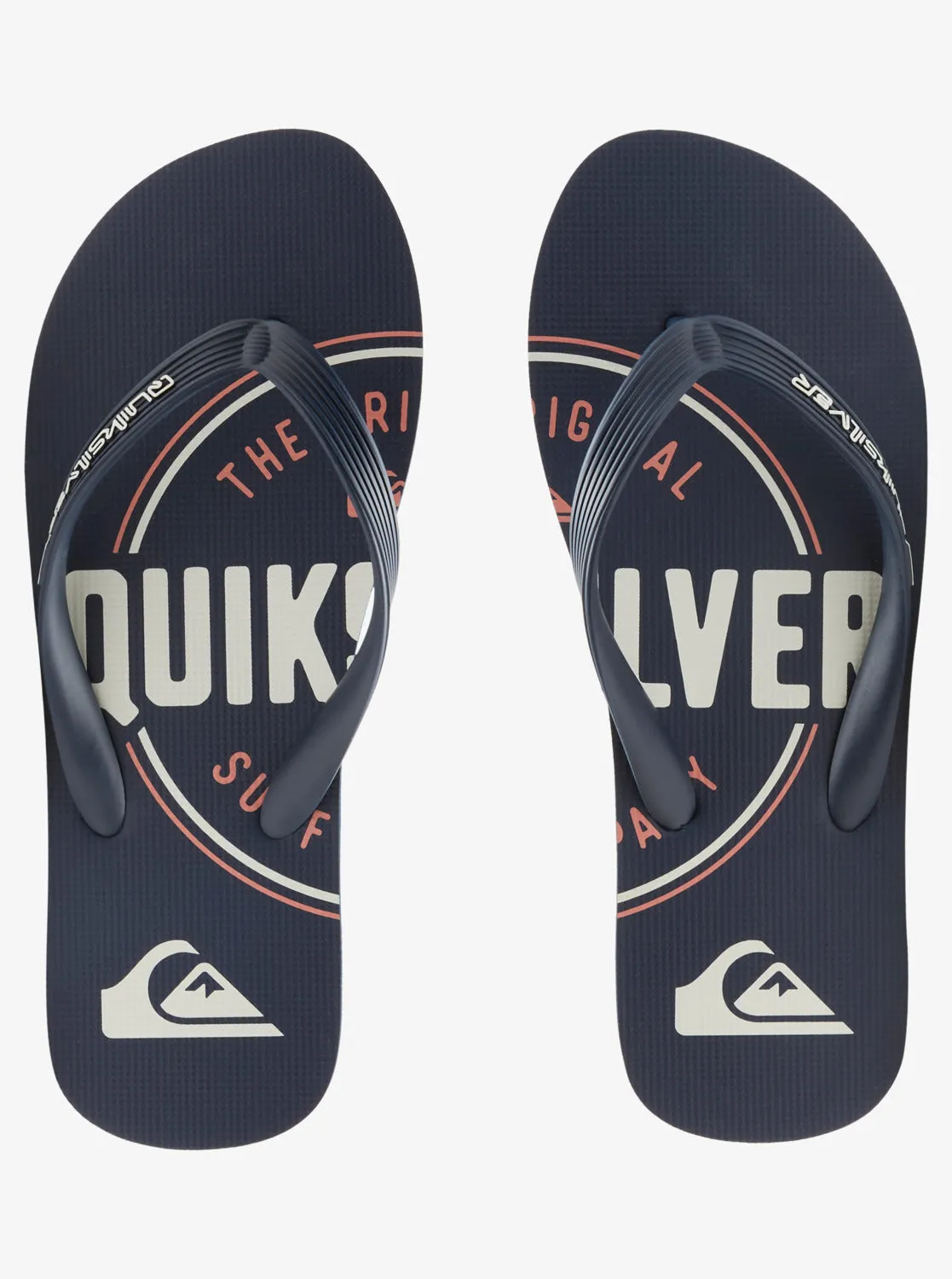 Quiksilver Mens Java Art Flip Flops - Green