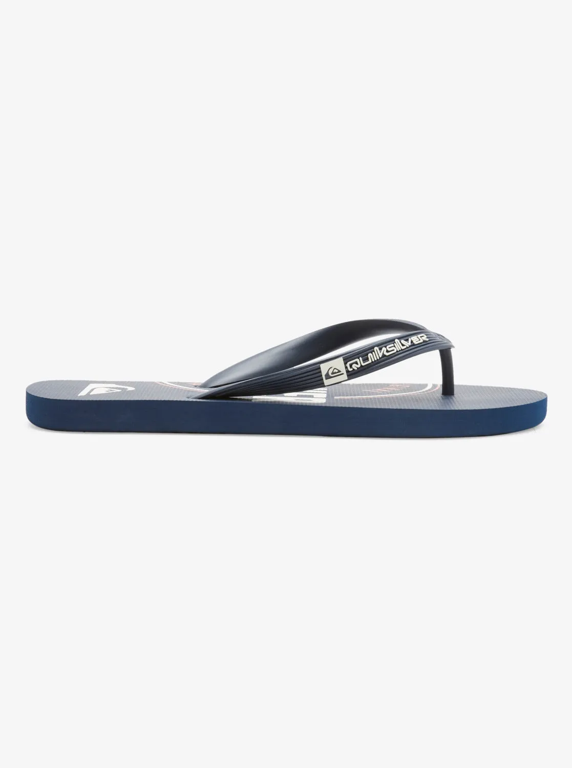 Quiksilver Mens Java Art Flip Flops - Green