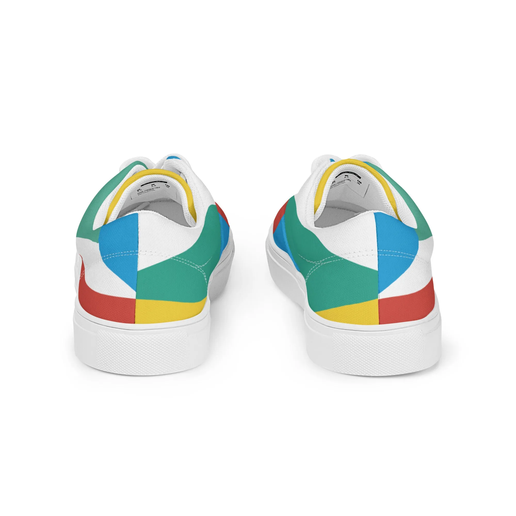RAY OF LIGHT Men’s Lace-Up Canvas Shoes