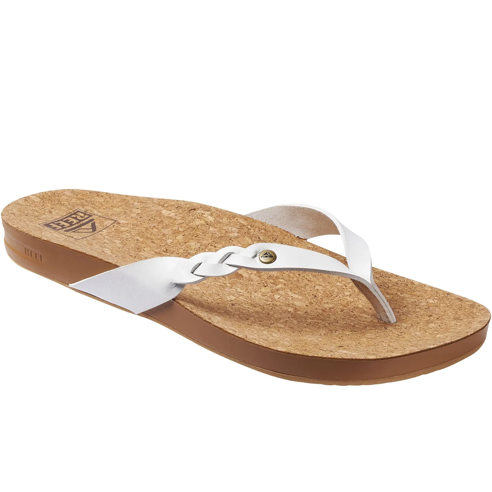 Reef Womens Cushion Court Twist Flip Flops