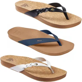 Reef Womens Cushion Court Twist Flip Flops