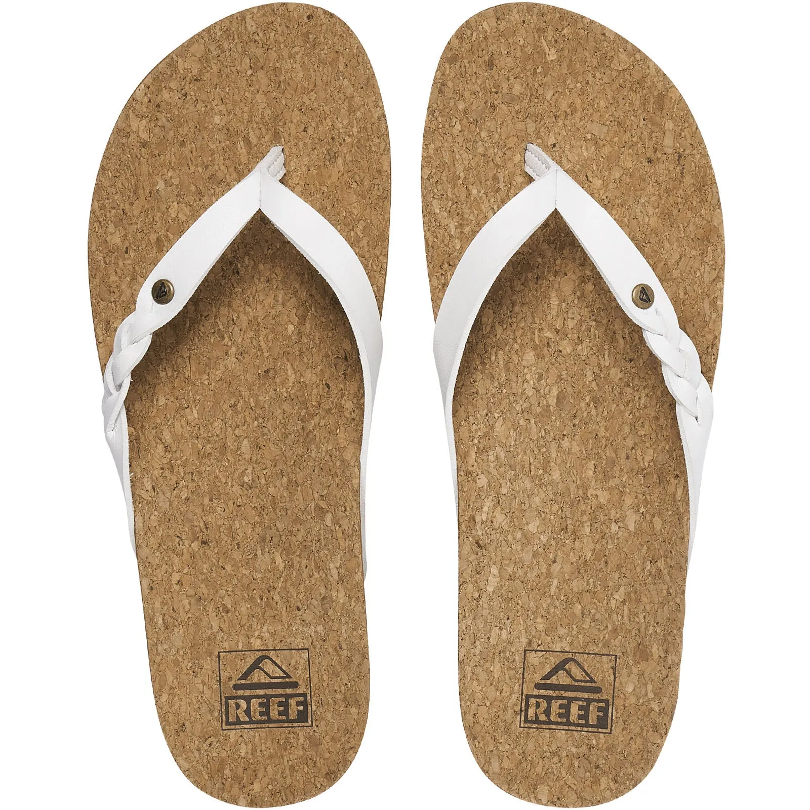Reef Womens Cushion Court Twist Flip Flops