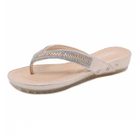 SIKETU | Women's Beads Flip Flops Fashion Comfort Sandals