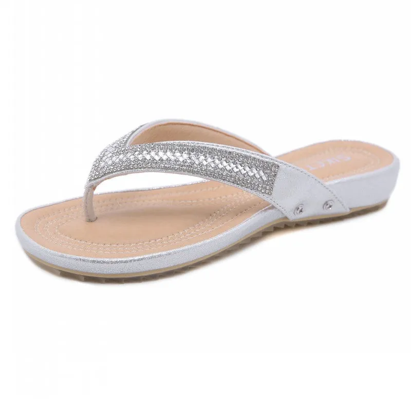 SIKETU | Women's Beads Flip Flops Fashion Comfort Sandals