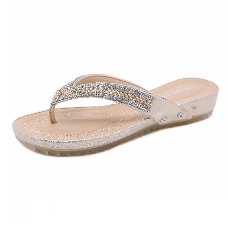 SIKETU | Women's Beads Flip Flops Fashion Comfort Sandals