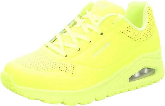 Skechers Women's Uno-Night Shades Sneaker Cooled Memory Foam, Skech-Air Midsole, Durabuck Upper