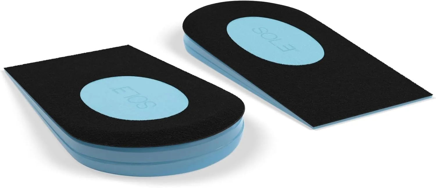 SOL3 Quick Lifts - Adjustable Orthopedic Heel Lift Insert, Height Increase Insoles for Leg Length Discrepancy, Achilles Tendonitis & Foot Pain Relief