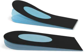 SOL3 Quick Lifts - Adjustable Orthopedic Heel Lift Insert, Height Increase Insoles for Leg Length Discrepancy, Achilles Tendonitis & Foot Pain Relief