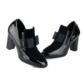 Square Toe High Heel Pumps
