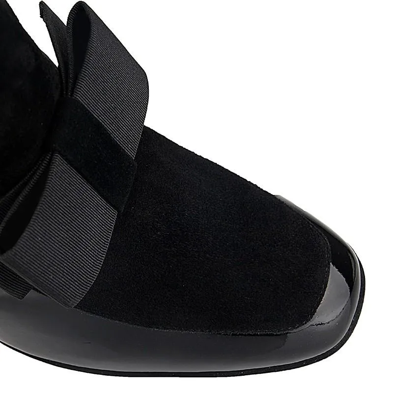 Square Toe High Heel Pumps