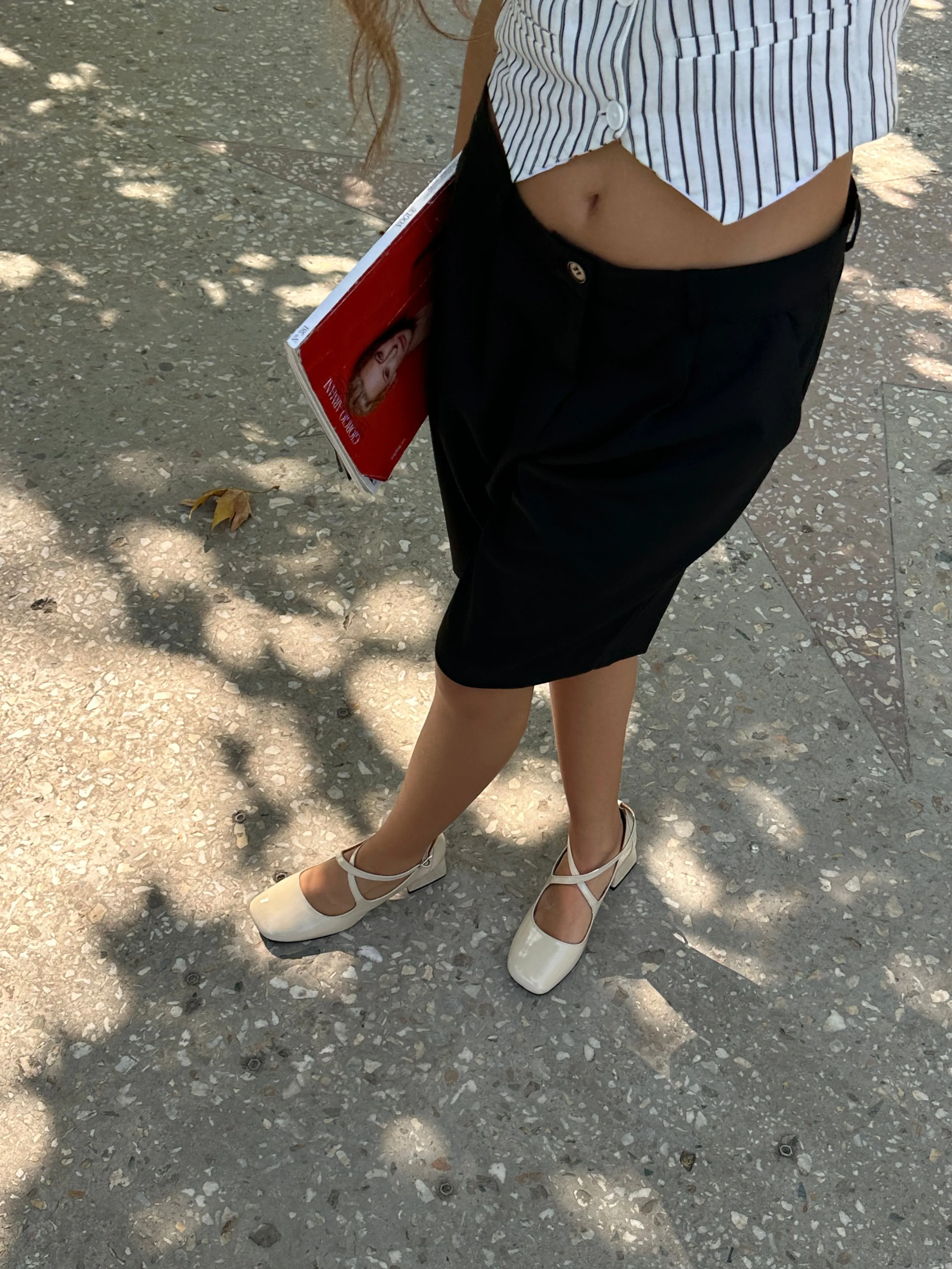 Square toe shoes