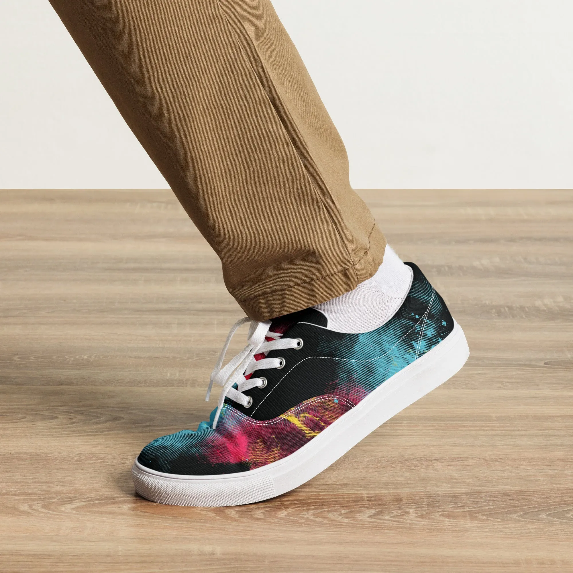 STARBURST Men’s Lace-Up Canvas Shoes