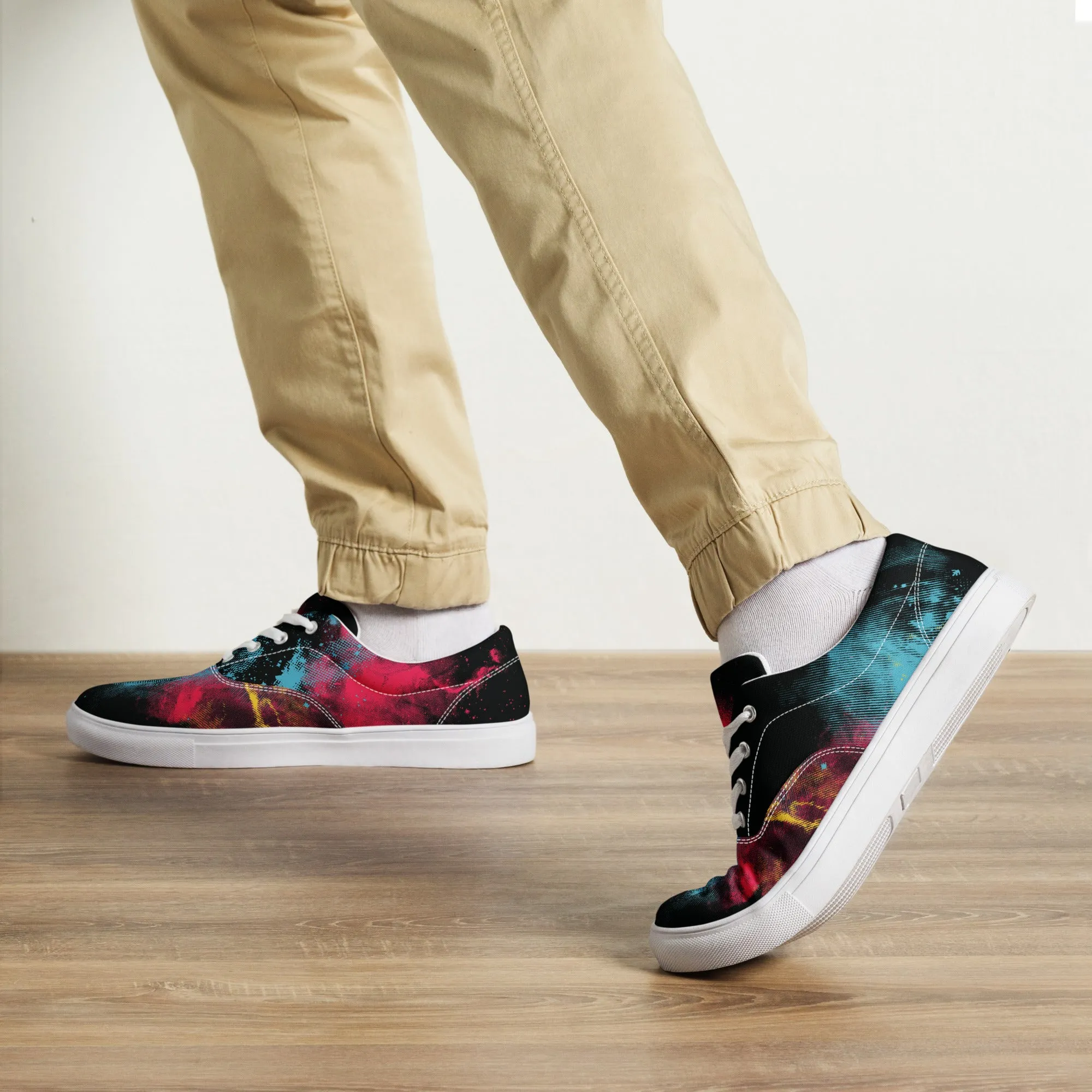 STARBURST Men’s Lace-Up Canvas Shoes