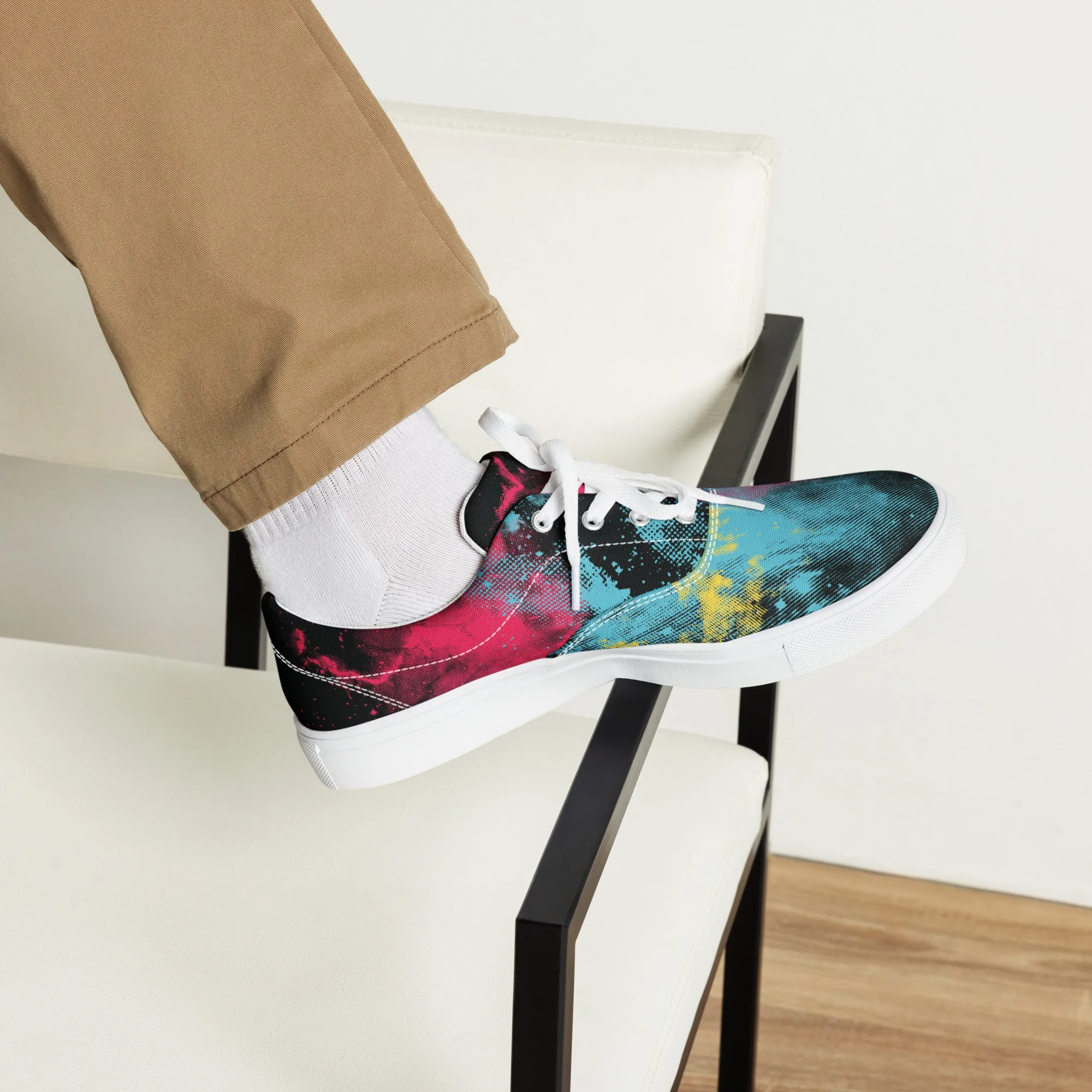 STARBURST Men’s Lace-Up Canvas Shoes