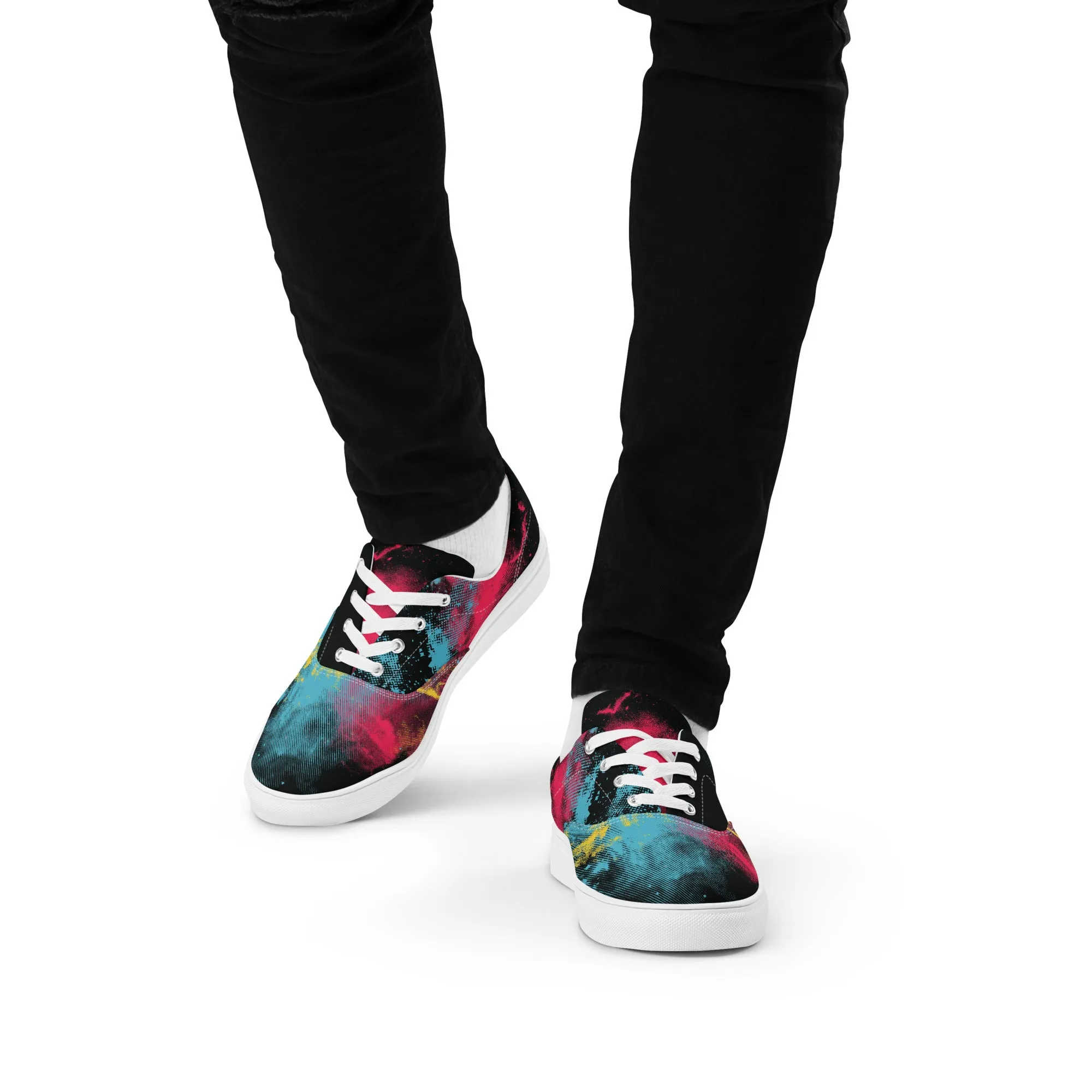 STARBURST Men’s Lace-Up Canvas Shoes