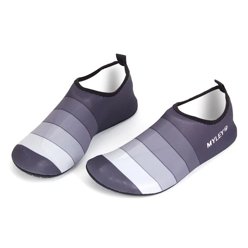 Striped Beach Swim Shoes #Red