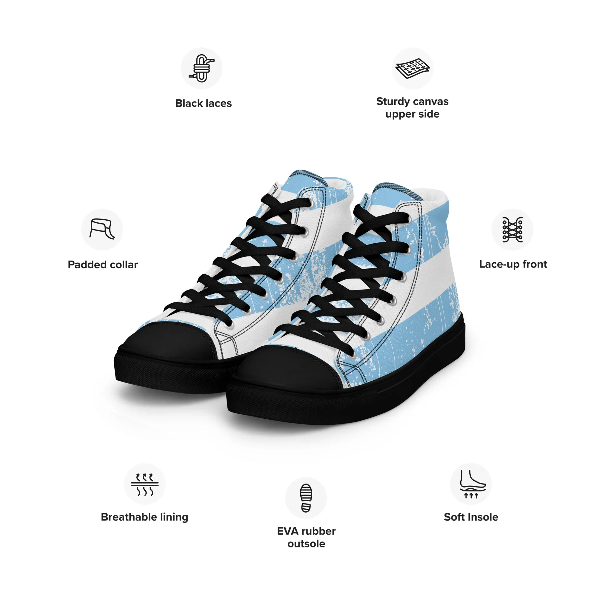 VICTORIOUS Women's High Top Canvas Shoes