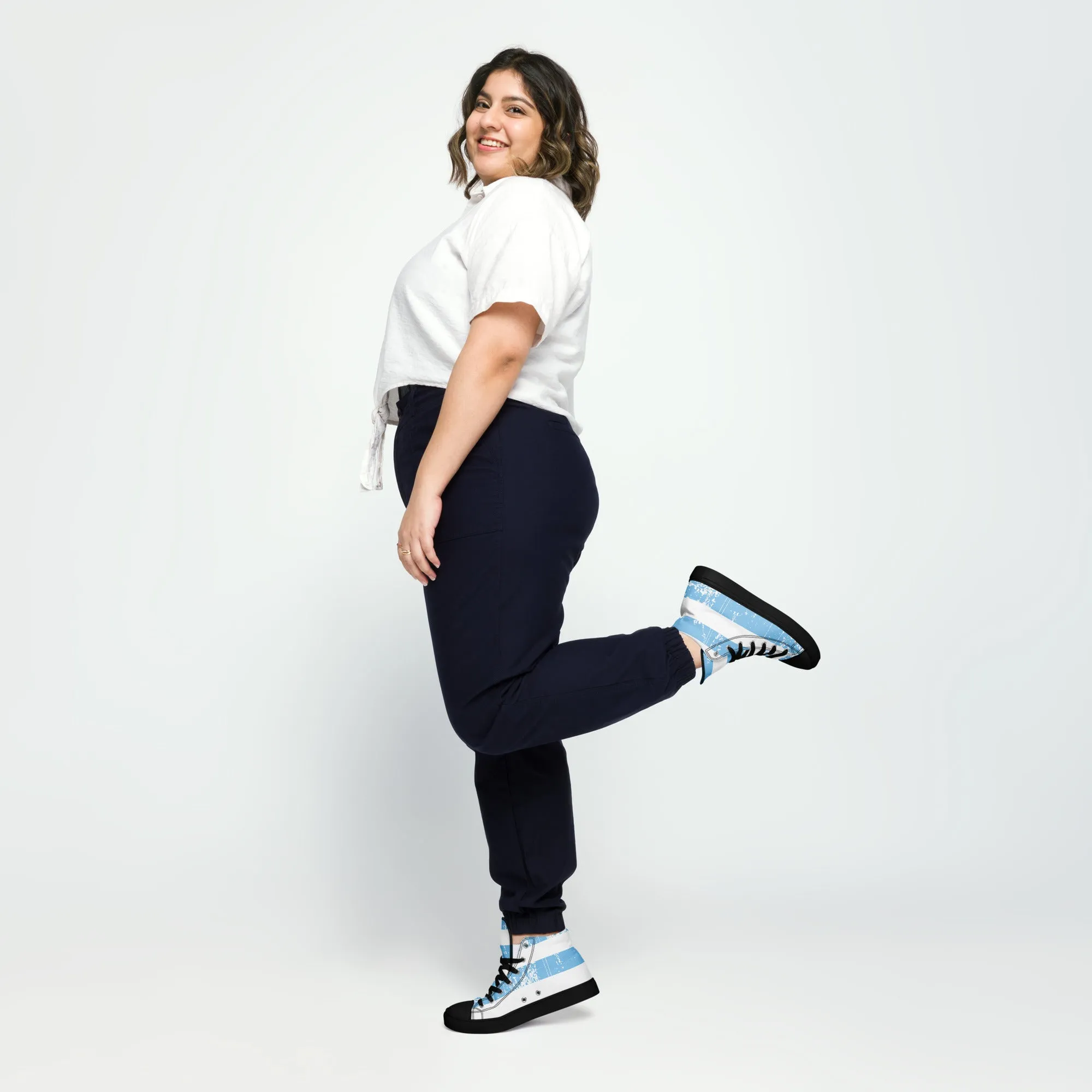 VICTORIOUS Women's High Top Canvas Shoes