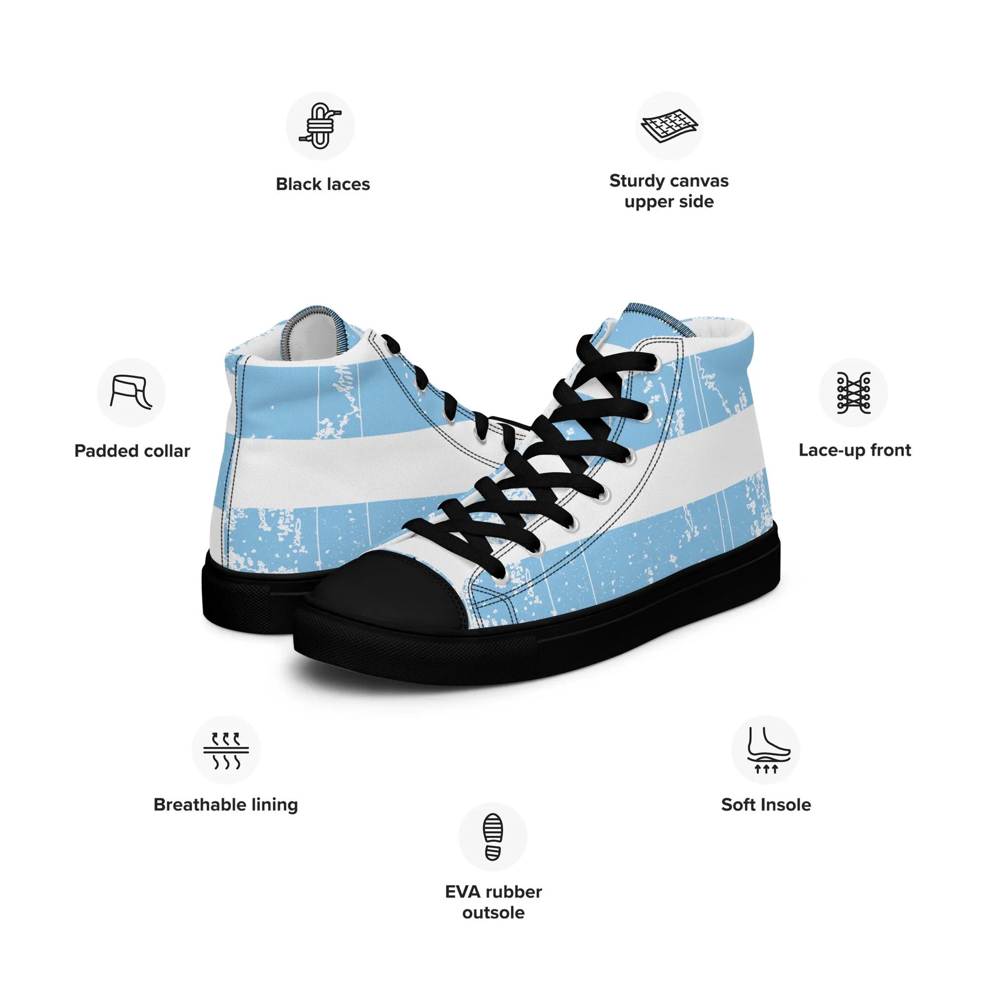VICTORIOUS Women's High Top Canvas Shoes